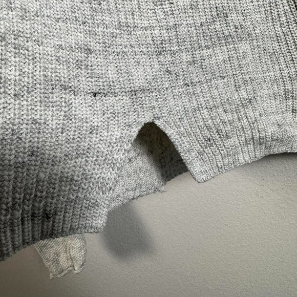 Aerie Heather Gray Knit Sweater - Picture 4 of 4